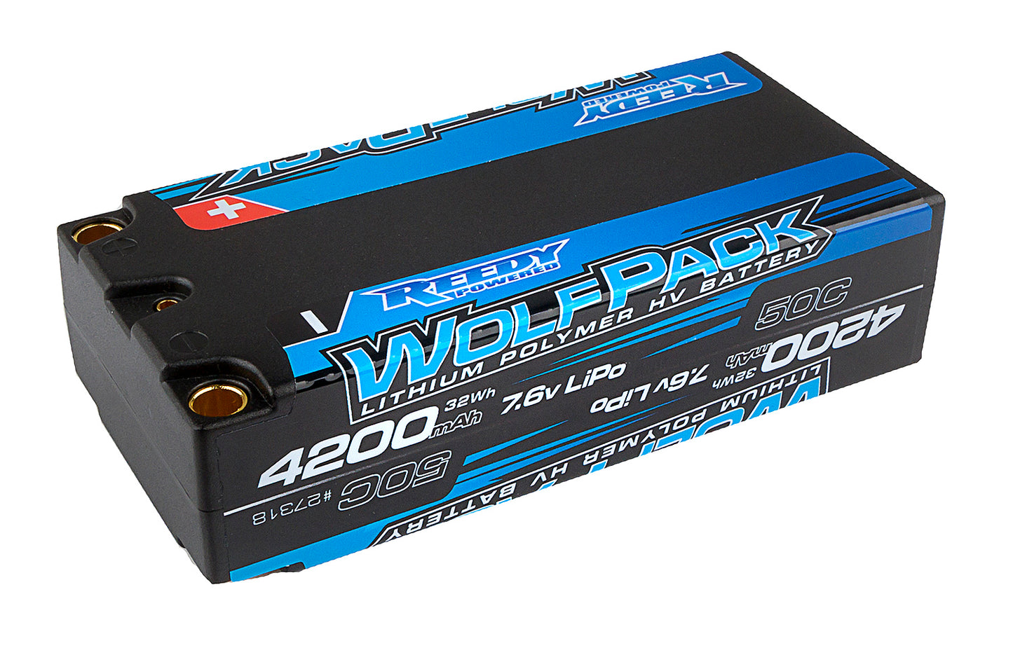 Team Associated | Wolfpack HV-LiPo 4200mAh 50C 7.6V, Shorty | MPN: 27318