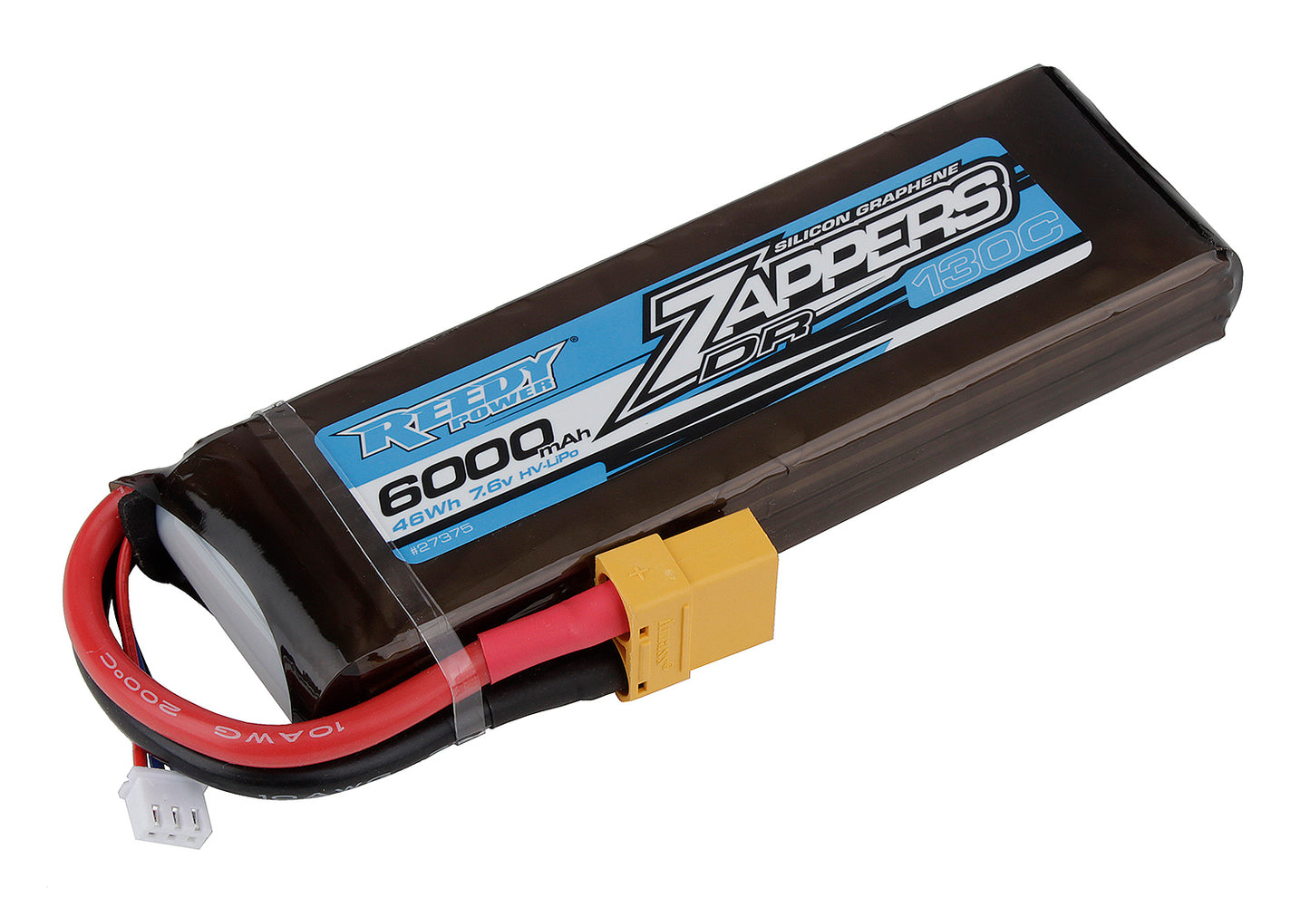 Team Associated | Zappers DR 6000mAh 130C 7.6V Battery Stick (soft) w/ XT90 | MPN: 27375