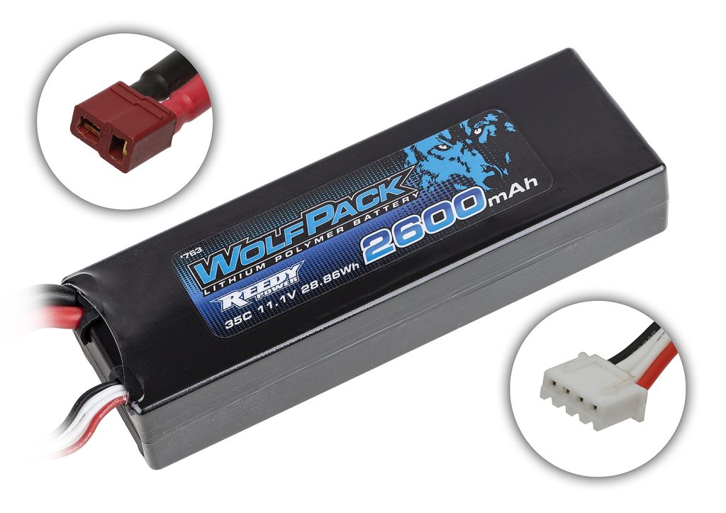 Team Associated | Reedy WolfPack LiPo 2600mAh 35C 11.1V | MPN: 763