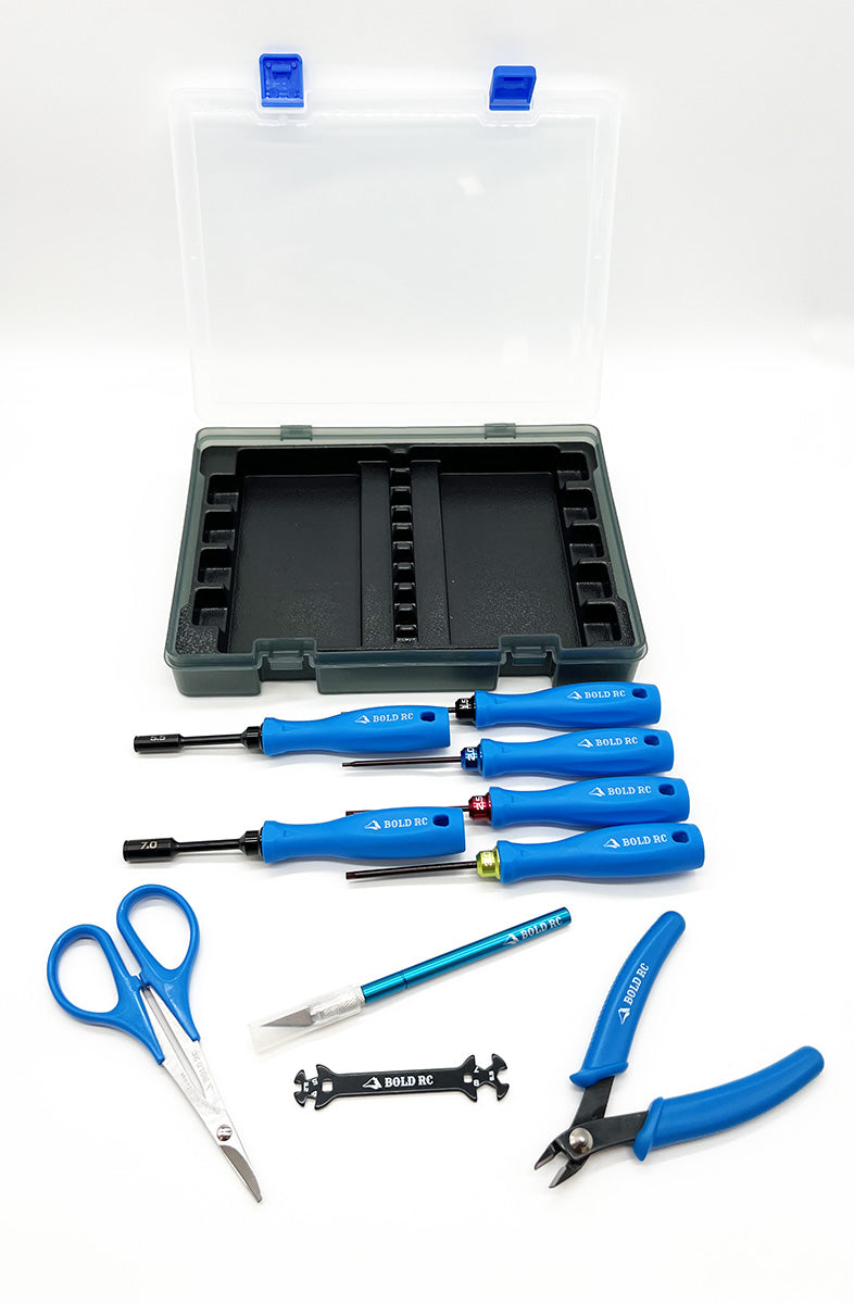 Bold R/C | 10 Piece Trail Pack Tool Set with Storage Box | MPN: 10000