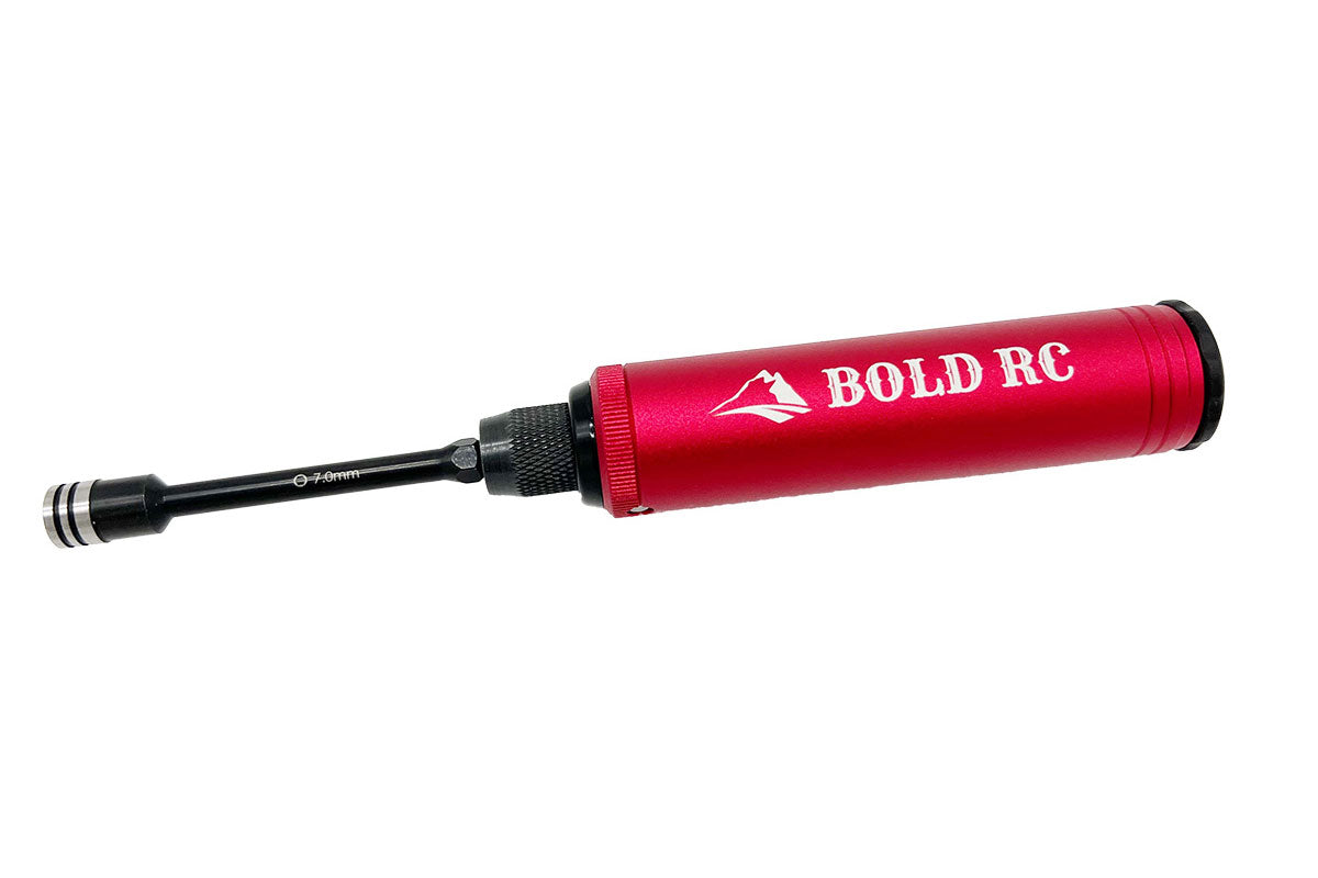 Bold R/C | Trail 1/4" Pocket Driver 5 Tip Set & Aluminum Handle | MPN: 10610