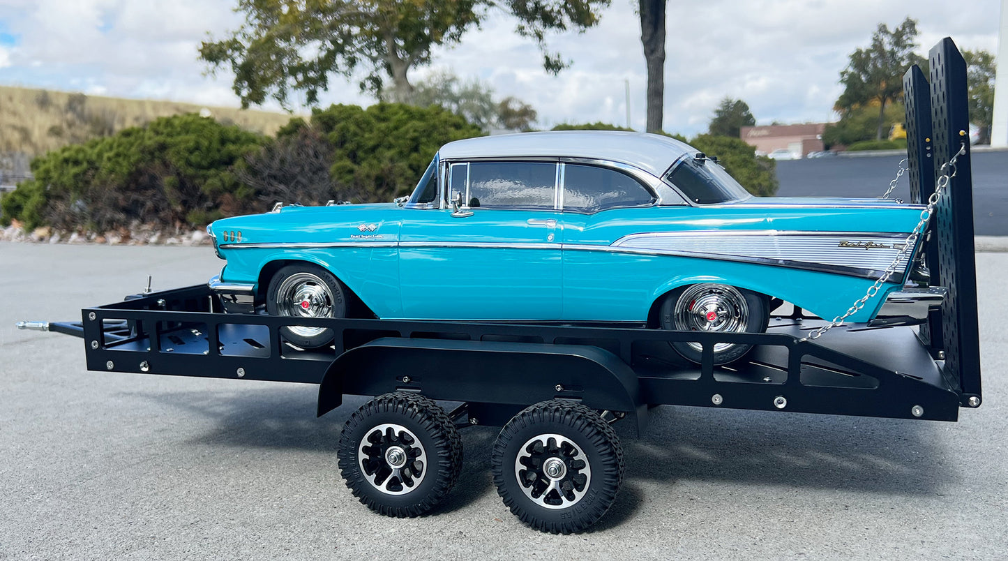 Bold R/C | 1/10 Scale Full Metal Black Trailer with LED Lights | MPN: 5000