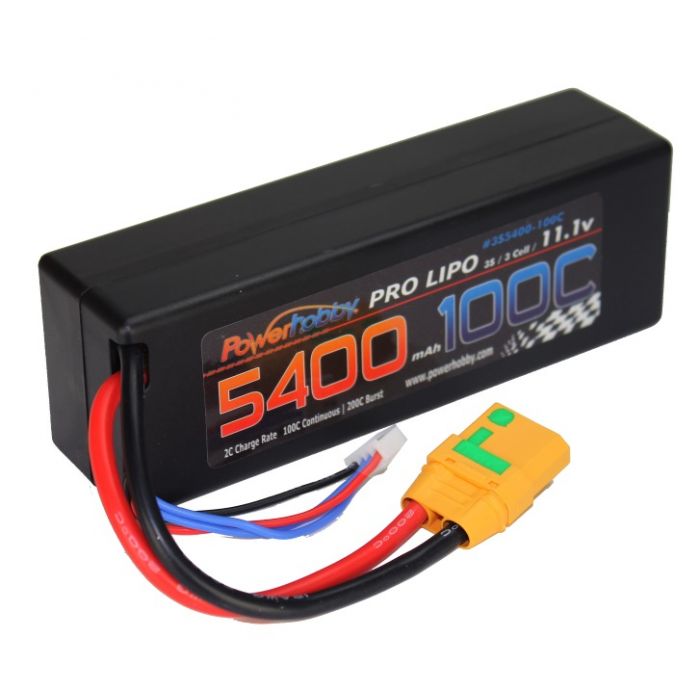 Power Hobby | 3S 11.1V 5400MAH 100C W/ XT90 Hard Case | MPN: 3S5400100CXT90HCS