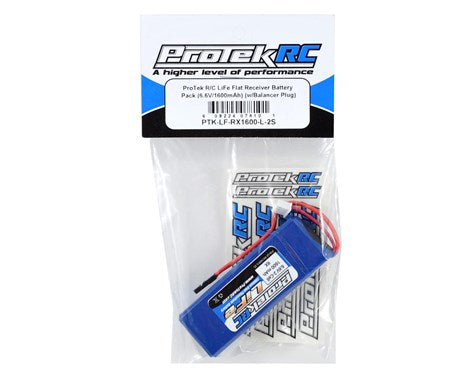 Protek R/C | LiFe Mugen & AE Rx Battery Pack (6.6V/1600mAh) w/Balancer | MPN: 5163