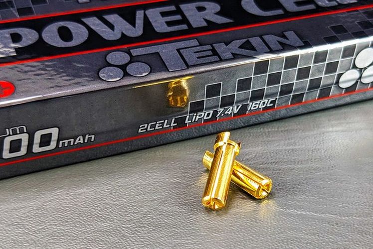 Tekin | 2S 6200mAh 160C Stick LCG 5mm Bullets Titanium LiPo | MPN: TT1656