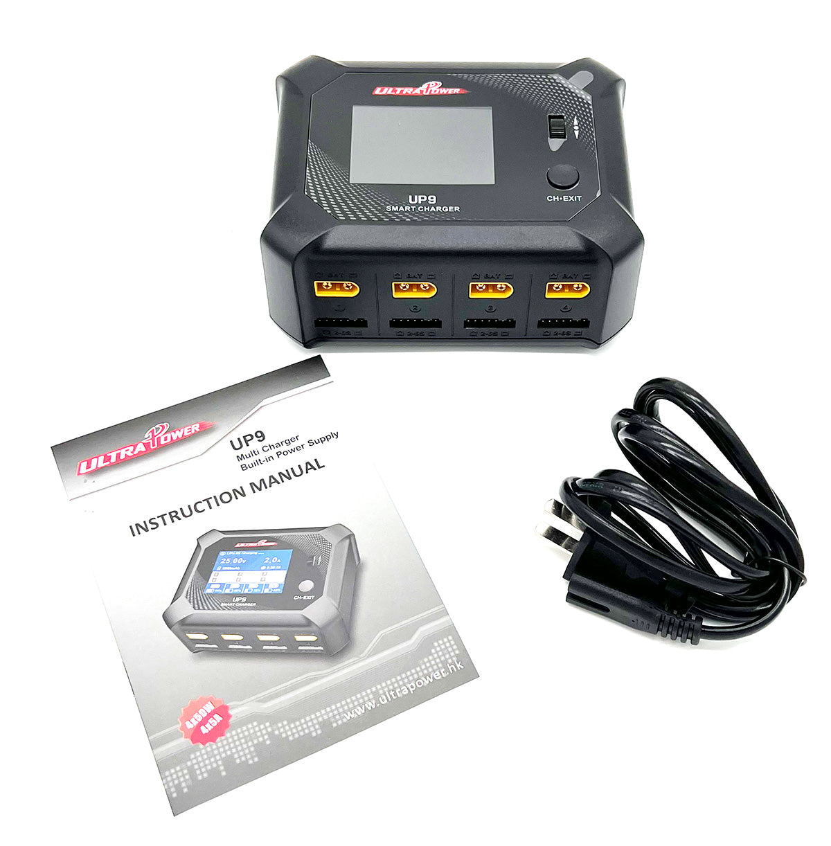 Ultra Power Technology | UP9 AC 100W, DC 200W Four Port Charger | MPN: UP9