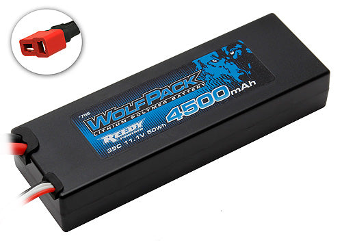 Team Associated | Reedy WolfPack LiPo 4500mAh 35 C 11.1V Battery Pack | MPN: 755