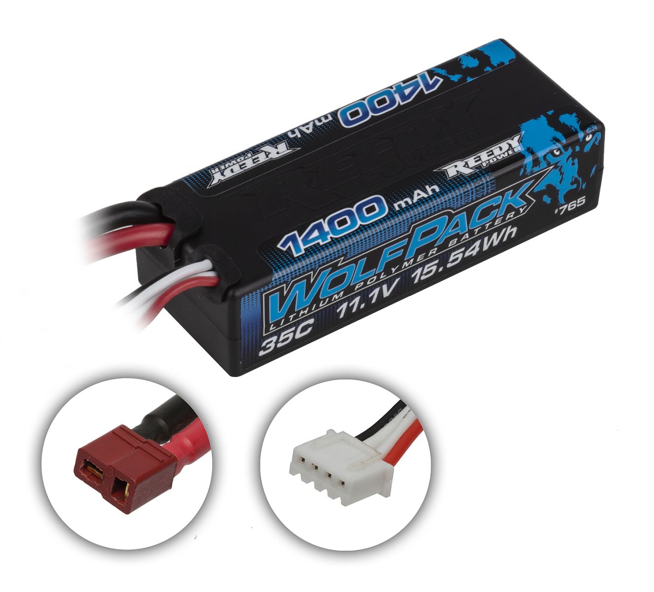 Team Associated | WolfPack LiPo Mini 1400mAh 35C 3S 11.1V | MPN: 765