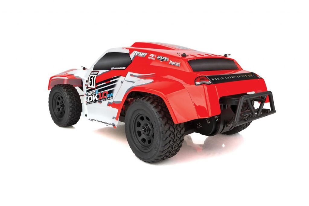Team Associated | Pro2 DK10SW 1/10 Electric Dakar Buggy RTR, Red/White | MPN: 90039