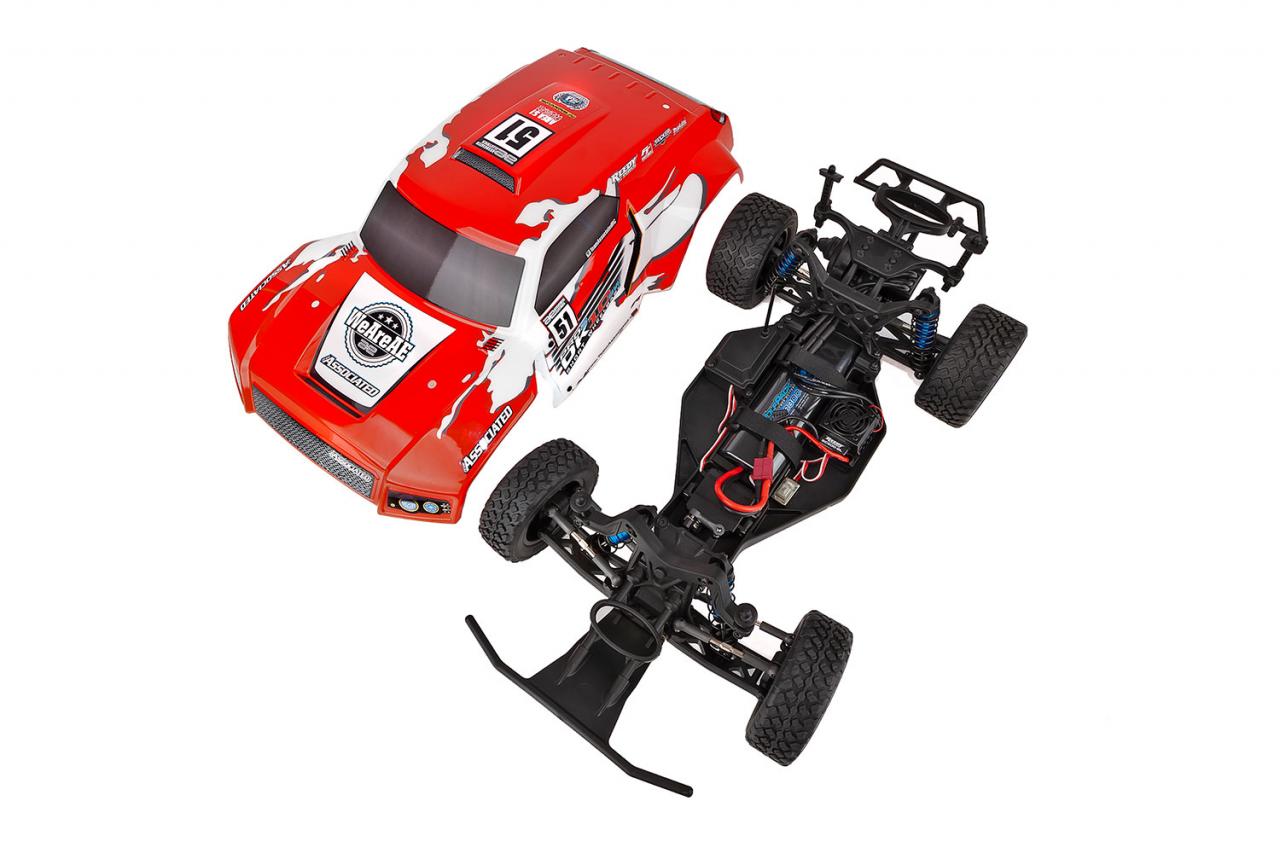 Team Associated | Pro2 DK10SW 1/10 Electric Dakar Buggy RTR, Red/White | MPN: 90039