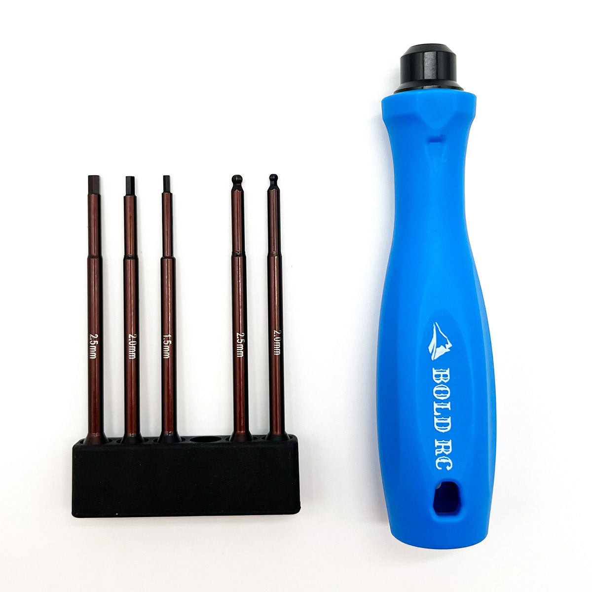 Bold R/C | 1/10th Hex Set, 1/4" Quick Drive Hex & Hex Ball Wrench | MPN: 10640