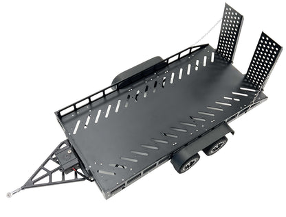 Bold R/C | 1/10 Scale Full Metal Black Trailer with LED Lights | MPN: 5000