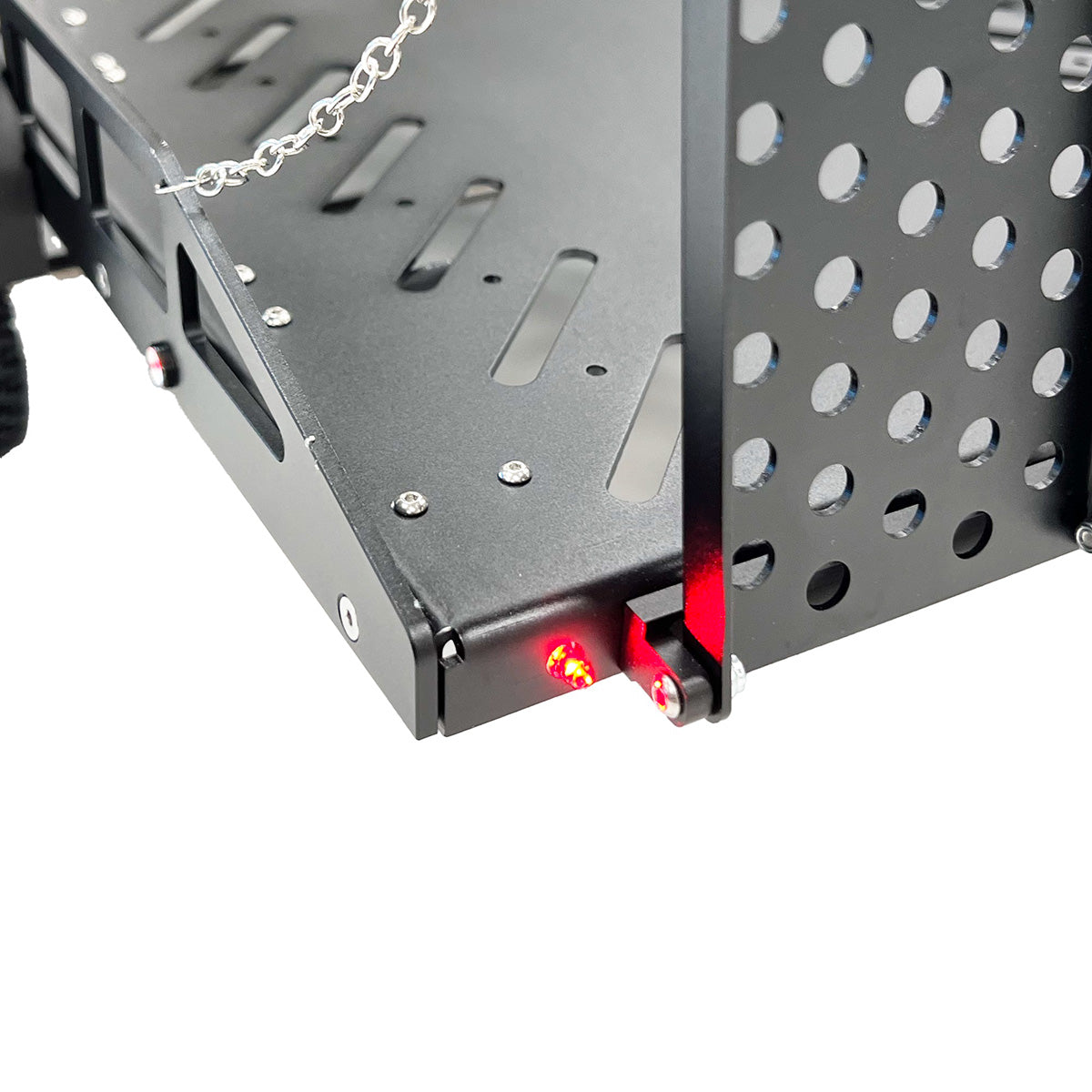 Bold R/C | 1/10 Scale Full Metal Black Trailer with LED Lights | MPN: 5000