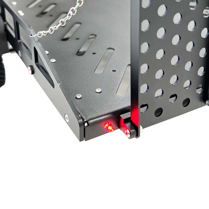 Bold R/C | 1/10 Scale Full Metal Black Trailer with LED Lights | MPN: 5000