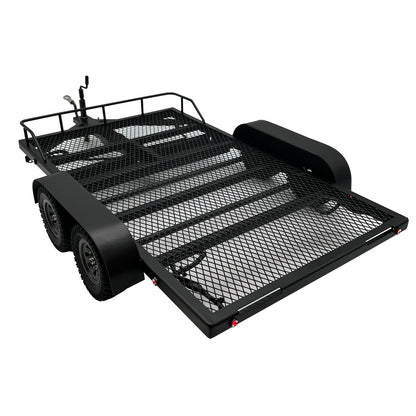 Bold R/C | 1/10 Scale Full Metal Car Hauler Trailer with LED Lights | MPN: 5010