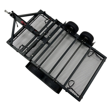 Bold R/C | 1/10 Scale Full Metal Car Hauler Trailer with LED Lights | MPN: 5010