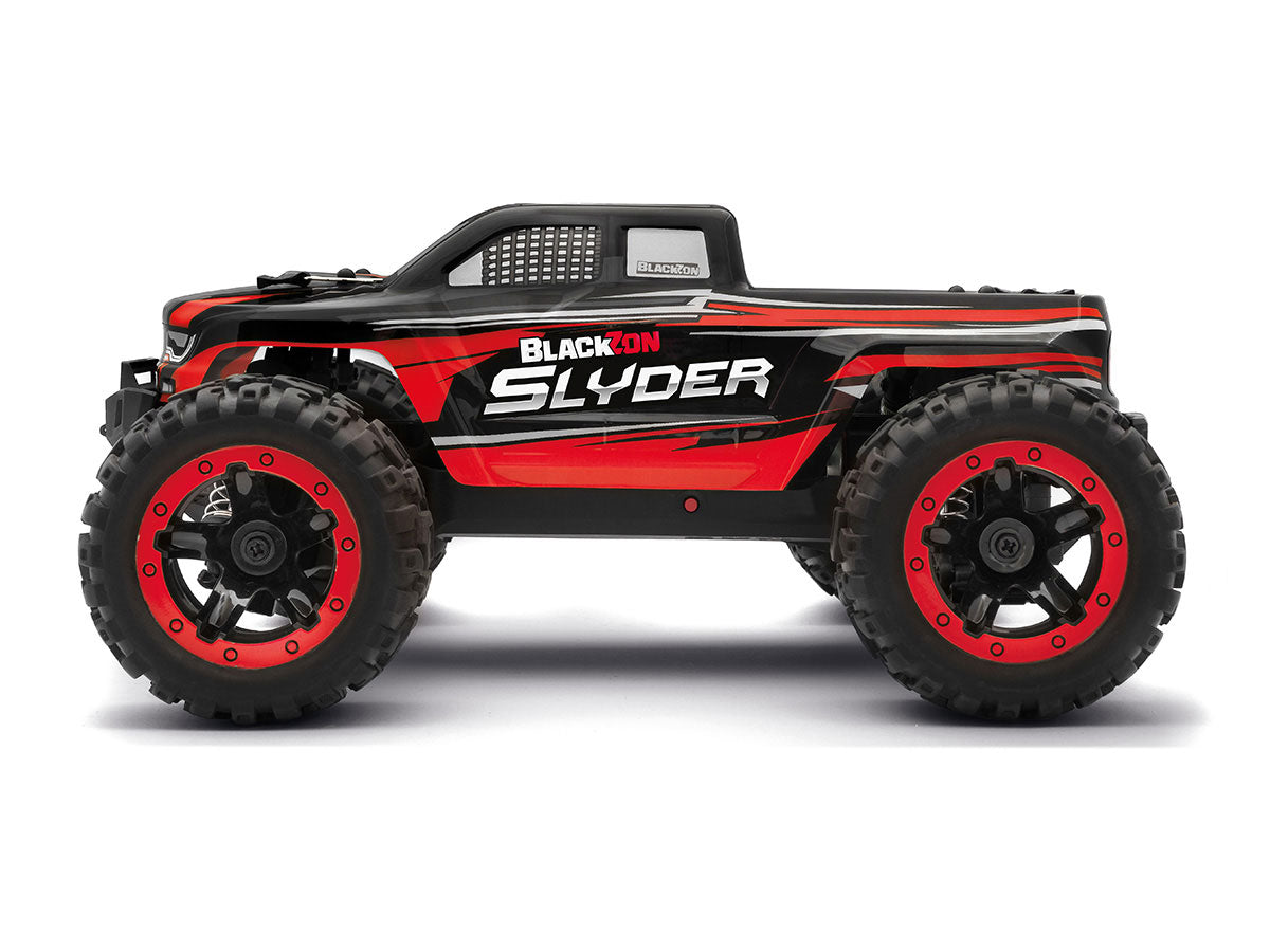 BlackZon | Slyder MT 1/16 4WD Electric Monster Truck - Red | MPN: 540098