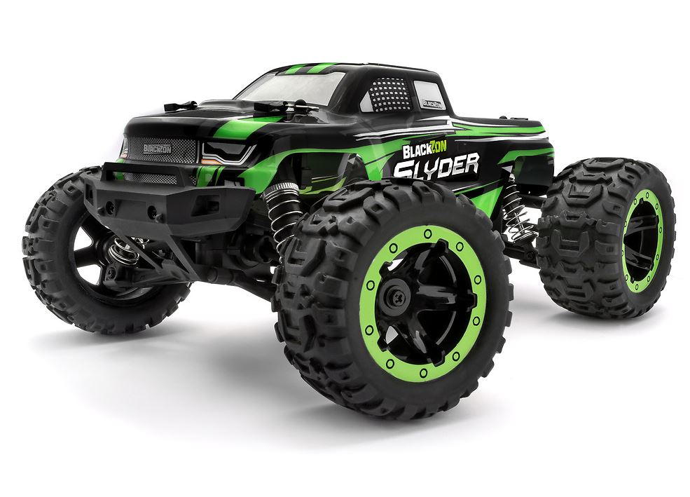 BlackZon | Slyder 1/16th RTR 4WD Electric Monster Truck - Green | MPN: 540100