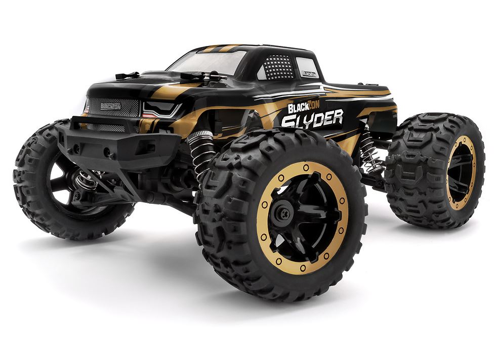 BlackZon | Slyder 1/16th RTR 4WD Electric Monster Truck - Gold | MPN: 540101