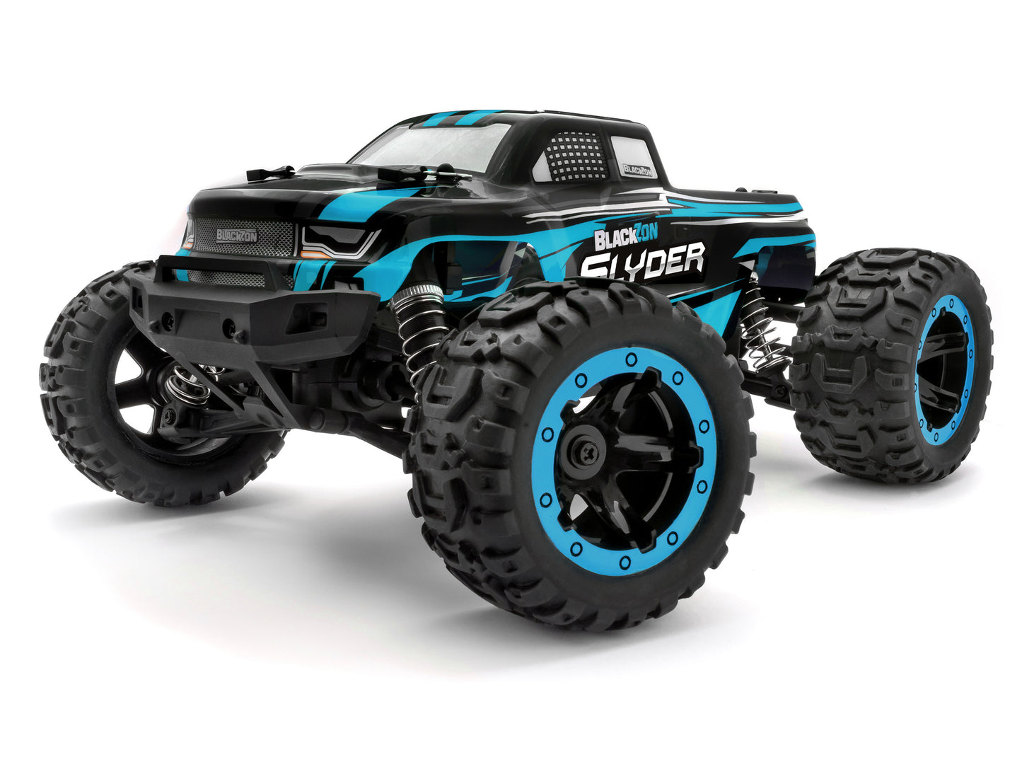 BlackZon | Slyder MT 1/16 4WD Electric Monster Truck - Blue | MPN: 540104