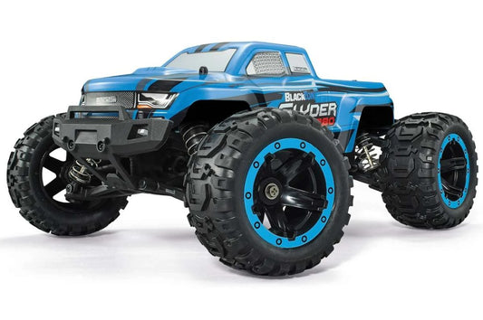 BlackZon | Slyder MT Turbo 1/16 4WD RTR 2S Brushless - Blue | MPN: 540201