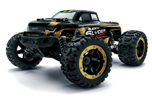 BlackZon | Slyder MT Turbo 1/16 4WD 2S Brushless Monster Truck - Gold | MPN: 540212