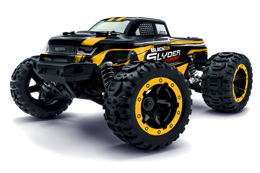 BlackZon | Slyder MT Turbo 1/16 4WD 2S Brushless Monster Truck - Yell | MPN: 540213