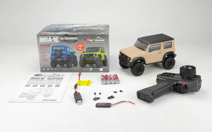 Carisma | MSA-1E 1/24 Suzuki Jimny JB74 Scale Crawler, RTR Ivory | MPN: 82868