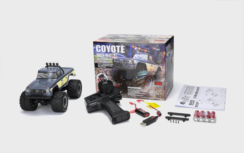 Carisma | MSA-1MT 2.0 Spec Coyote 4WD 1/24 RTR w/Battery & Charger | MPN: 85968