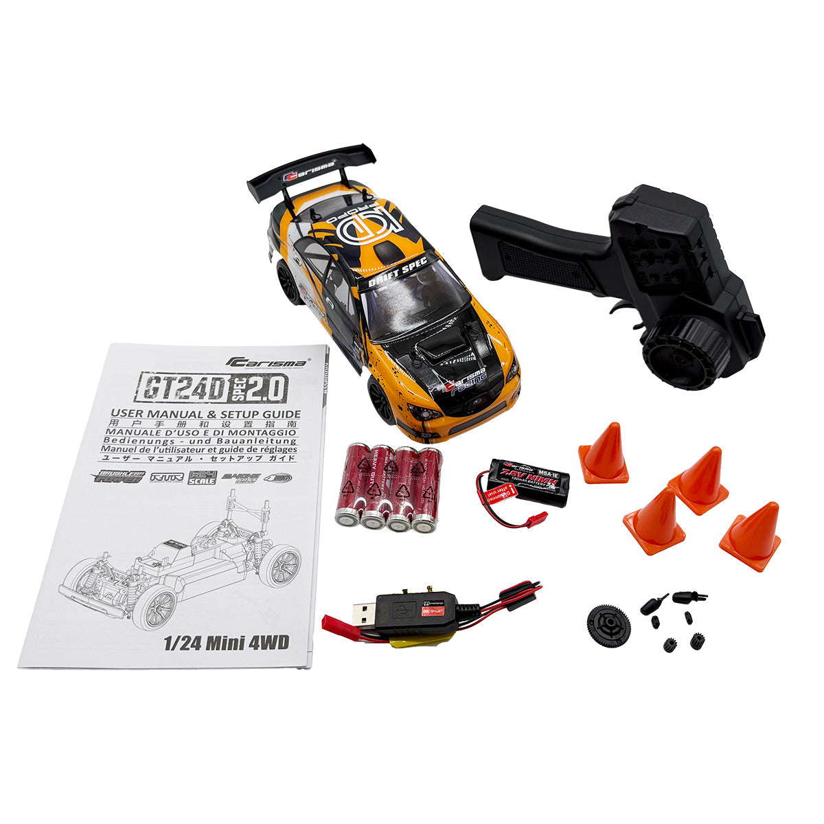 Carisma | GT24 2.0 Subaru Impreza STI 2006 Drift Spec 2, Orange | MPN: 92468