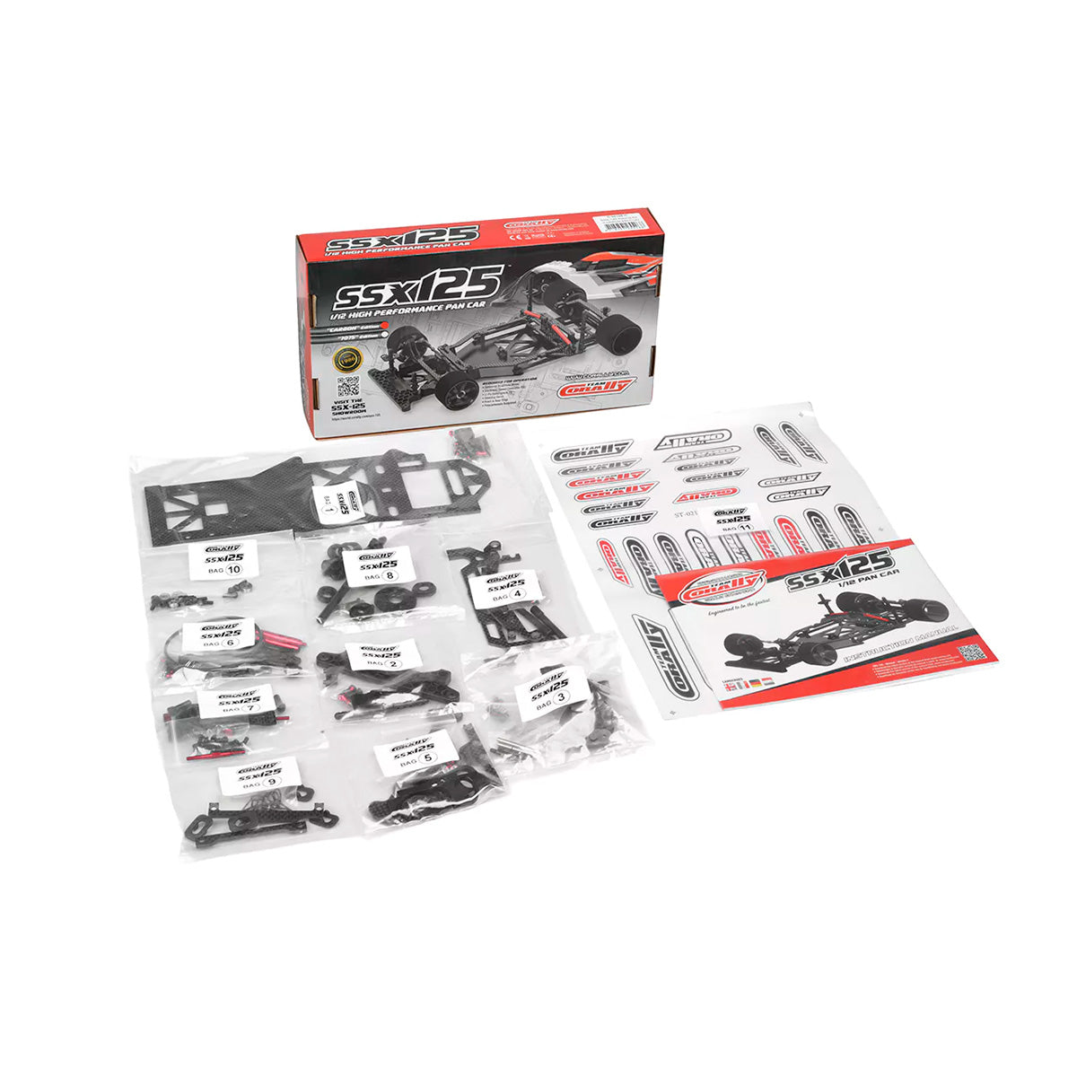 Corally | SSX-125 - Carbon Chassis  | MPN: 00105-C