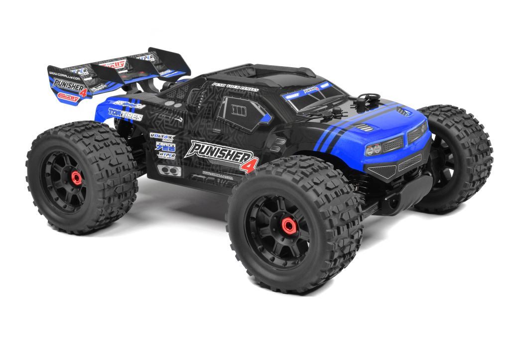 Corally | Punisher 4S Monster Truck RTR Version, Blue | MPN: 00292-B