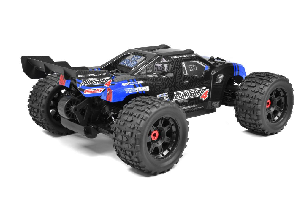 Corally | Punisher 4S Monster Truck RTR Version, Blue | MPN: 00292-B