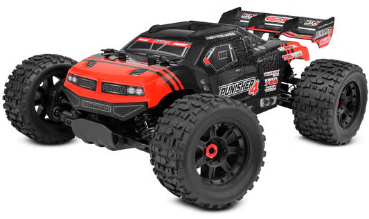 Corally | Punisher 4S Monster Truck RTR Version, Red | MPN: 00292-R