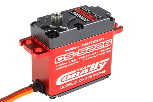 Corally | CS-5226 High Voltage/High Torque Coreless Aluminum Case | MPN: 52001