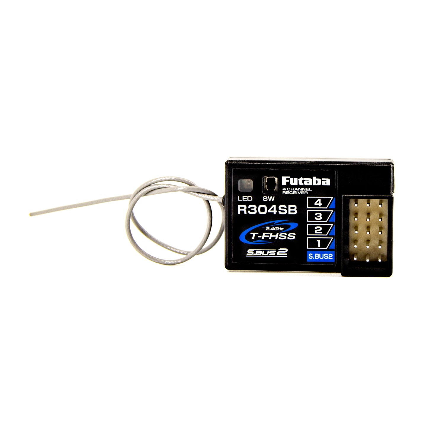 Futaba | R304SB 2.4GHz T-FHSS 4-Channel Telemetry Enabled Receiver | MPN: 01102179-3