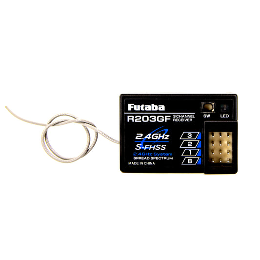 Futaba | R203GF 2.4GHz S-FHSS 3-Channel Receiver | MPN: 01102237-3