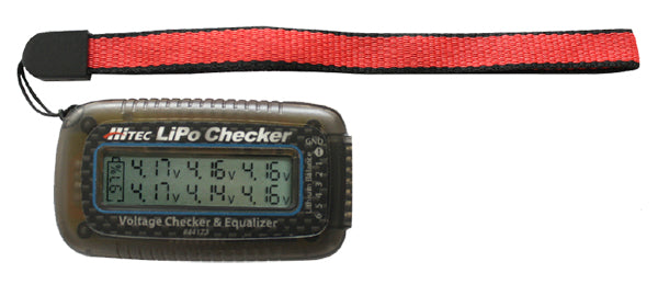 Hitec | LiPo Battery Checker with Built-in Balancer | MPN: 44173