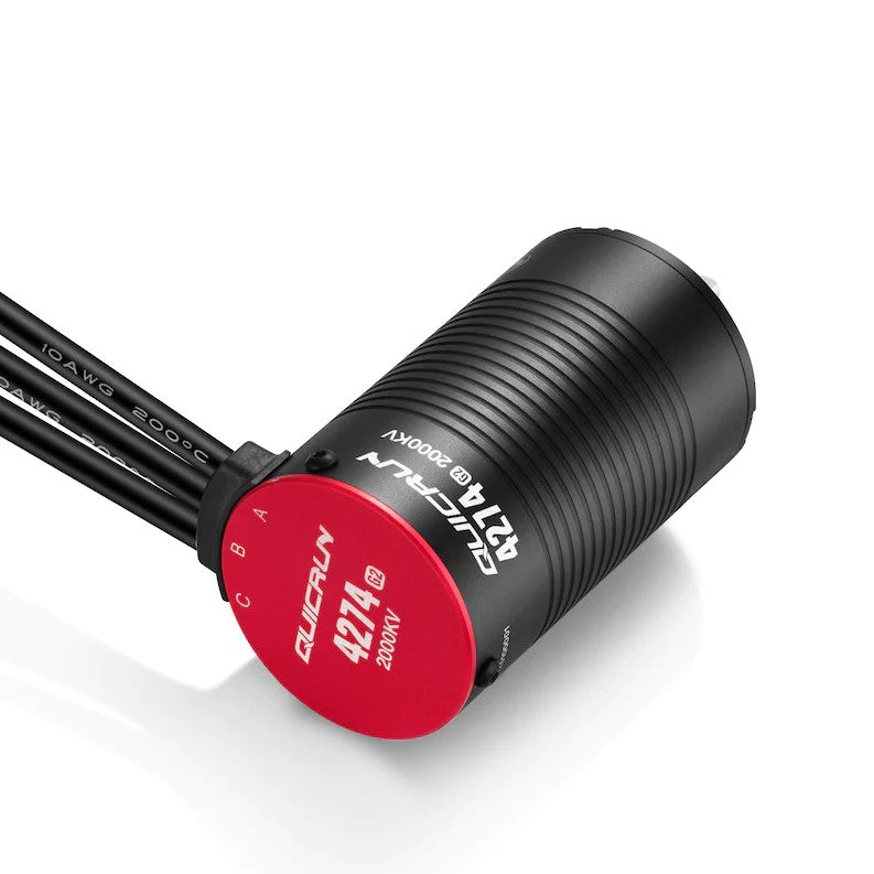 Hobbywing | Quicrun 4274SL 2000KV G2 Black Brushless Motor | MPN: 30404700