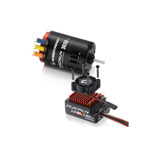 Hobbywing | Quicrun 10BL120 Sensored G2 ESC + 3650 SL 10.5T G2 Motor | MPN: 38020381