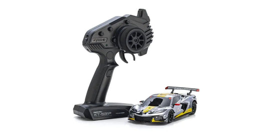 Kyosho | Mini-Z RWD MR-04 readyset Chevrolet Corvette C8.R Chrome | MPN: 32356CRY