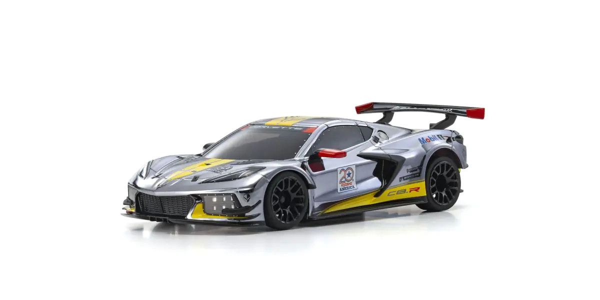 Kyosho | Mini-Z RWD MR-04 readyset Chevrolet Corvette C8.R Chrome | MPN: 32356CRY