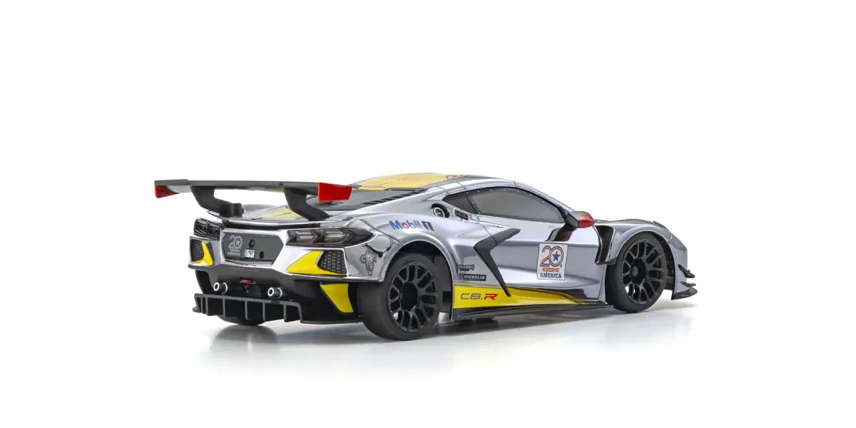 Kyosho | Mini-Z RWD MR-04 readyset Chevrolet Corvette C8.R Chrome | MPN: 32356CRY
