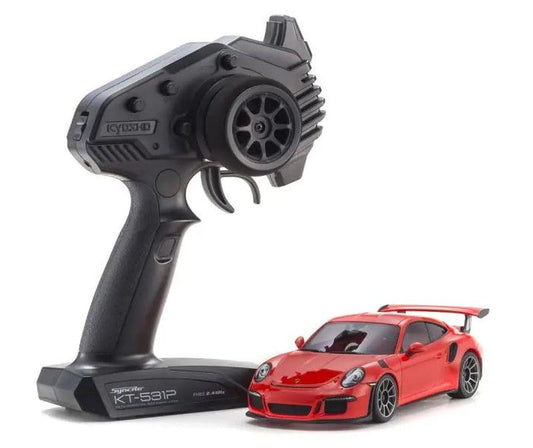 Kyosho | Mini-Z RWD Porsche 911 GTR RS MR-04 Readyset, Lavaorange | MPN: 32358OR