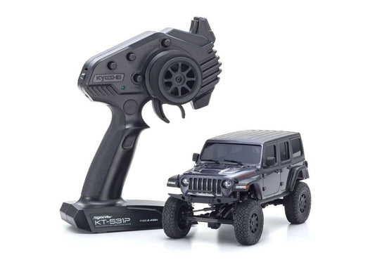 Kyosho | Mini-Z 4x4 Jeep Wrangler Rubicon Grey | MPN: 32521GM