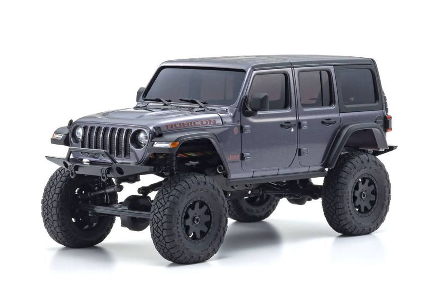 Kyosho | Mini-Z 4x4 Jeep Wrangler Rubicon Grey | MPN: 32521GM