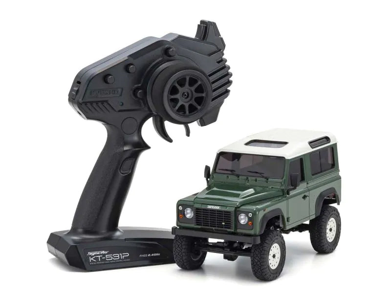 Kyosho | Mini-Z 4x4 Series MX-01 ReadySet Landy Rover Defender | MPN: 32529GR