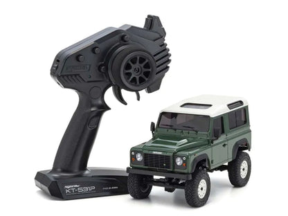 Kyosho | Mini-Z 4x4 Series MX-01 ReadySet Landy Rover Defender | MPN: 32529GR