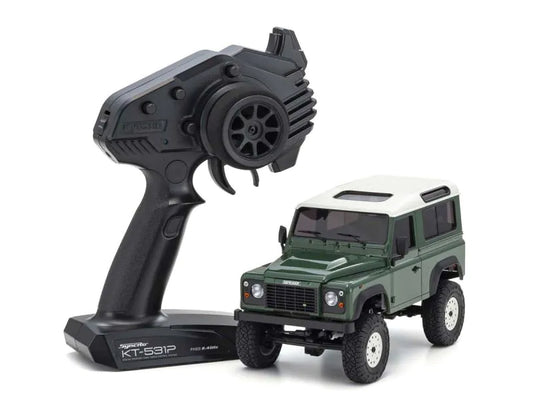 Kyosho | Mini-Z 4x4 Series MX-01 ReadySet Landy Rover Defender | MPN: 32529GR