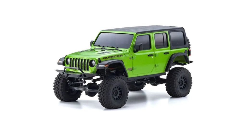 Kyosho | Mini-Z 4x4 Jeep Wrangler Unlimited Rubicon w/Interco | MPN: 32536GR